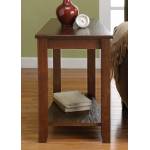 Elwell Chairside Table - Wedge - Espresso